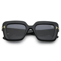 GlareGuard Black Medium Full Rim Square Sunglasses for Men & Women — Hashtag Eyewears