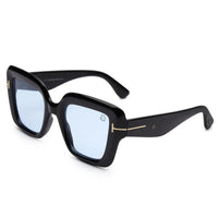 GlareGuard Light Blue Medium Full Rim Square Sunglasses for Men & Women — Hashtag Eyewears