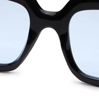 GlareGuard Light Blue Medium Full Rim Square Sunglasses for Men & Women — Hashtag Eyewears