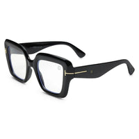GlareGuard Transparent Medium Full Rim Square Sunglasses for Men & Women — Hashtag Eyewears