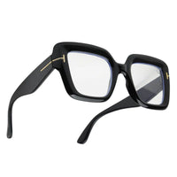 GlareGuard Transparent Medium Full Rim Square Sunglasses for Men & Women — Hashtag Eyewears