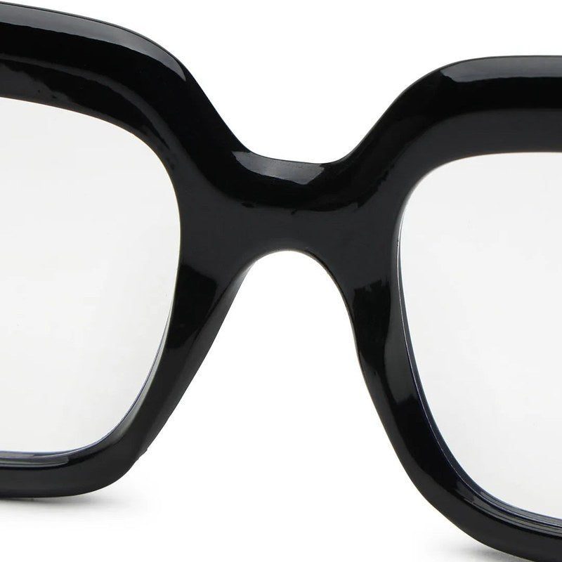 GlareGuard Transparent Medium Full Rim Square Sunglasses for Men & Women — Hashtag Eyewears