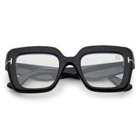 GlareGuard Transparent Medium Full Rim Square Sunglasses for Men & Women — Hashtag Eyewears