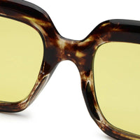 GlareGuard Yellow Medium Full Rim Square Sunglasses for Men & Women — Hashtag Eyewears