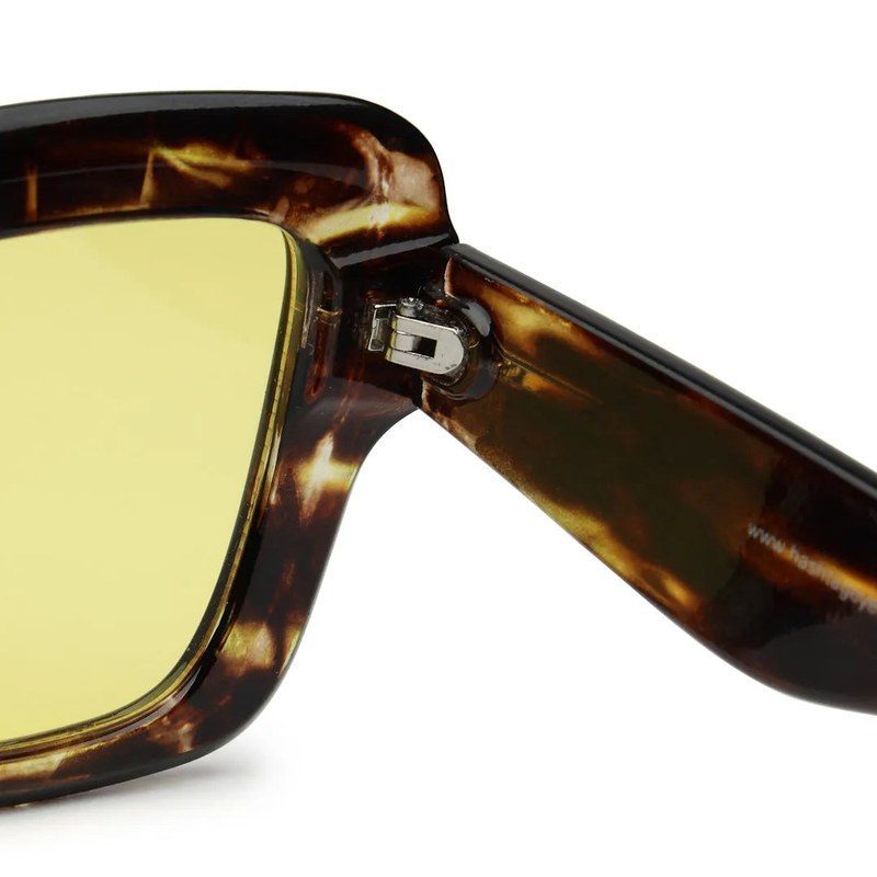 GlareGuard Yellow Medium Full Rim Square Sunglasses for Men & Women — Hashtag Eyewears