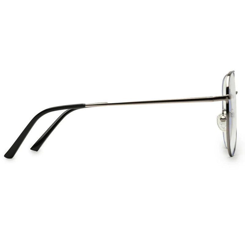 Gravion Blue & Grey Medium Full Rim Aviator Computer Glasses for Men & Women — Hashtag Eyewears