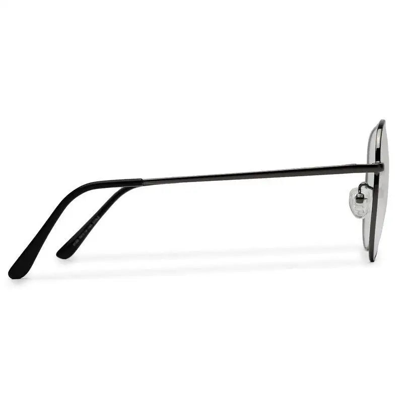 Gravion | Grey Medium Full Rim Aviator Computer Glasses for Men & Women [Blue Block]