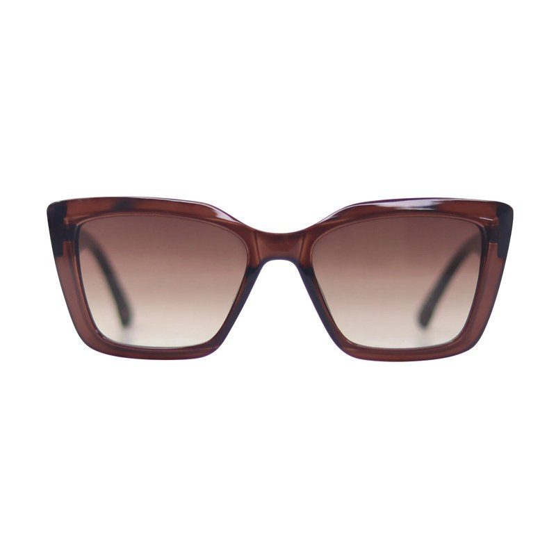 Gravon Brown Large Full Rim Wayfarer Sunglasses for Women — Hashtag Eyewears