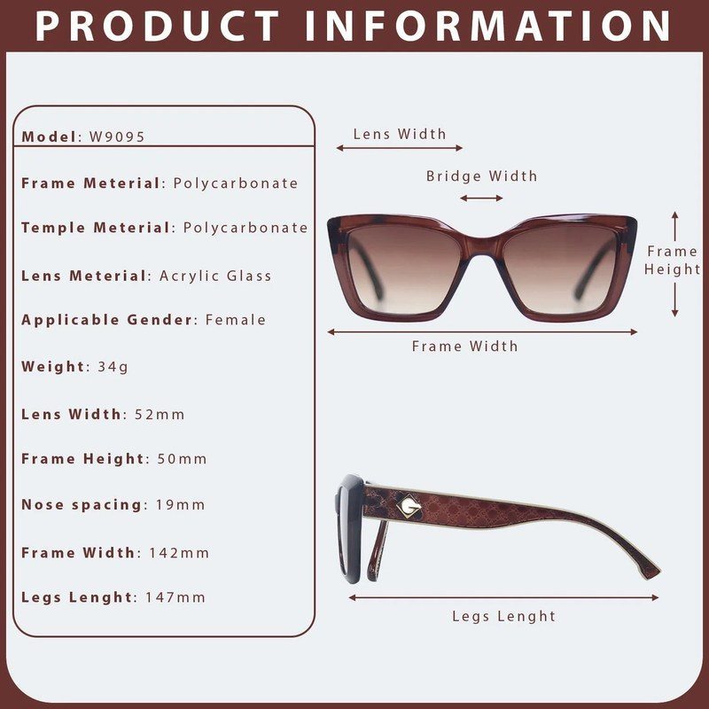 Gravon Brown Large Full Rim Wayfarer Sunglasses for Women — Hashtag Eyewears