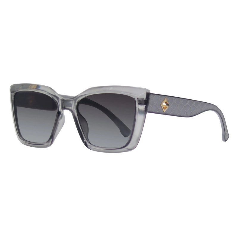 Gravon Grey Large Full Rim Wayfarer Sunglasses for Women — Hashtag Eyewears