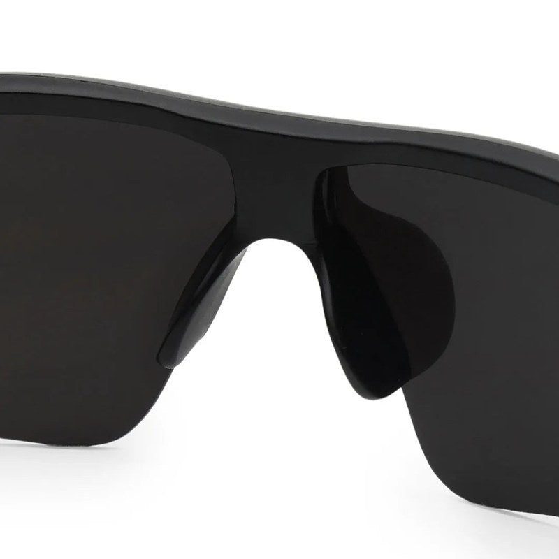 Griffey Black/Blue/Red Medium Half Rim Shield Sports Sunglasses for Men & Women — Hashtag Eyewears