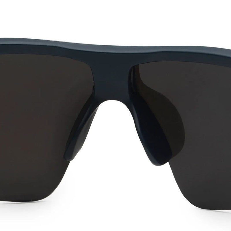 Griffey Grey/Blue/Black Medium Half Rim Shield Sports Sunglasses for Men & Women — Hashtag Eyewears