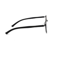 Gyron | Black Medium Full Rim Aviator Sunglasses for Men [UV-protected]