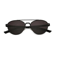 Gyron | Black Medium Full Rim Aviator Sunglasses for Men [UV-protected]