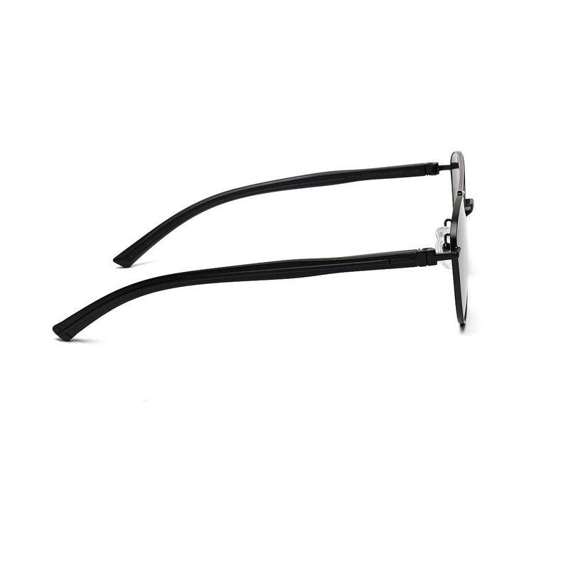 Gyron Black Medium Full Rim Aviator Sunglasses for Men — Hashtag Eyewears