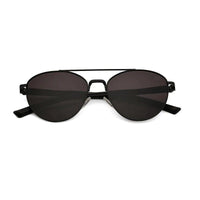 Gyron Black Medium Full Rim Aviator Sunglasses for Men — Hashtag Eyewears