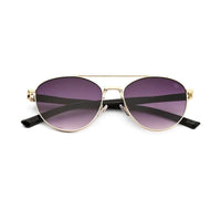 Gyron Gold Medium Full Rim Aviator Sunglasses for Men — Hashtag Eyewears