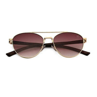 Gyron Gradient Brown Medium Full Rim Aviator Sunglasses for Men — Hashtag Eyewears