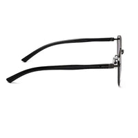 Gyron | Grey Medium Full Rim Aviator Sunglasses for Men [UV-protected]