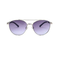 Gyron | Silver Medium Full Rim Aviator Sunglasses for Men [UV-protected]