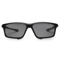 H2R | Black Medium Full Rim Rectangle Sports Sunglasses for Men & Women [Polarized]