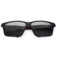 H2R Black Medium Full Rim Rectangle Sports Sunglasses for Men & Women — Hashtag Eyewears