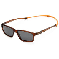 H2R | Brown Medium Full Rim Rectangle Sports Sunglasses for Men & Women [Polarized]