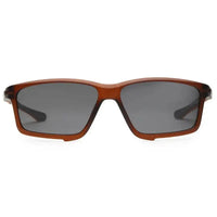 H2R | Brown Medium Full Rim Rectangle Sports Sunglasses for Men & Women [Polarized]