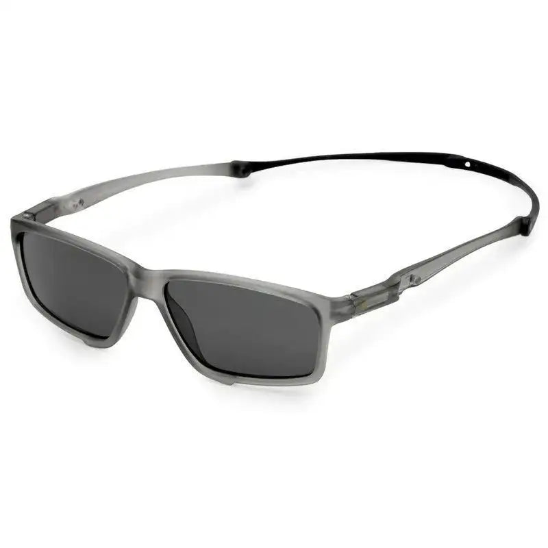 H2R | Grey Medium Full Rim Rectangle Sports Sunglasses for Men & Women [Polarized]