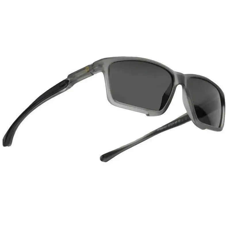 H2R | Grey Medium Full Rim Rectangle Sports Sunglasses for Men & Women [Polarized]