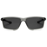 H2R | Grey Medium Full Rim Rectangle Sports Sunglasses for Men & Women [Polarized]
