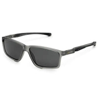 H2R | Grey Medium Full Rim Rectangle Sports Sunglasses for Men & Women [Polarized]