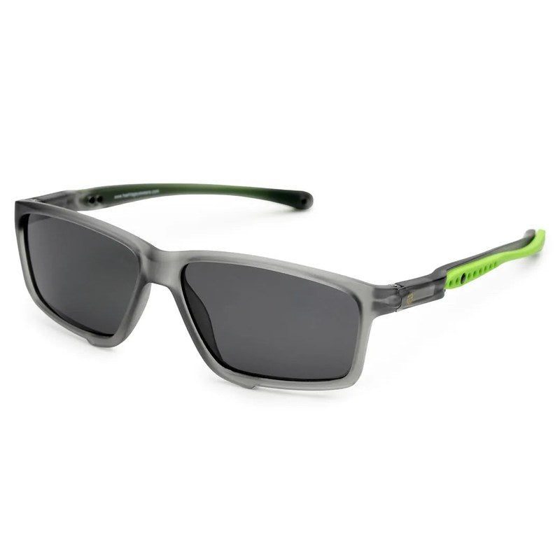 H2R Grey/Green Medium Full Rim Rectangle Sports Sunglasses for Men & Women — Hashtag Eyewears