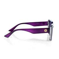 Halo Purple Texture Large Full Rim Square Sunglasses for Men & Women — Hashtag Eyewears