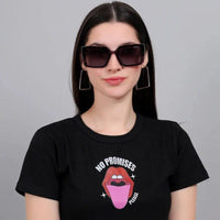 Halo Purple Texture Large Full Rim Square Sunglasses for Men & Women — Hashtag Eyewears