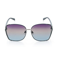 HEARTS Green & Silver Large Full Rim Square Sunglasses for Women — Hashtag Eyewears