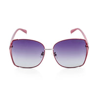 HEARTS Red & Silver Large Full Rim Square Sunglasses for Women — Hashtag Eyewears