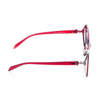 HEARTS Red & Silver Large Full Rim Square Sunglasses for Women — Hashtag Eyewears