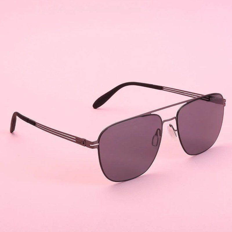 Helion Grey Small Full Rim Square Sunglasses for Men — Hashtag Eyewears