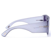 Helios Gradient Grey Oversized Full Rim Square Sunglasses for Men & Women — Hashtag Eyewears