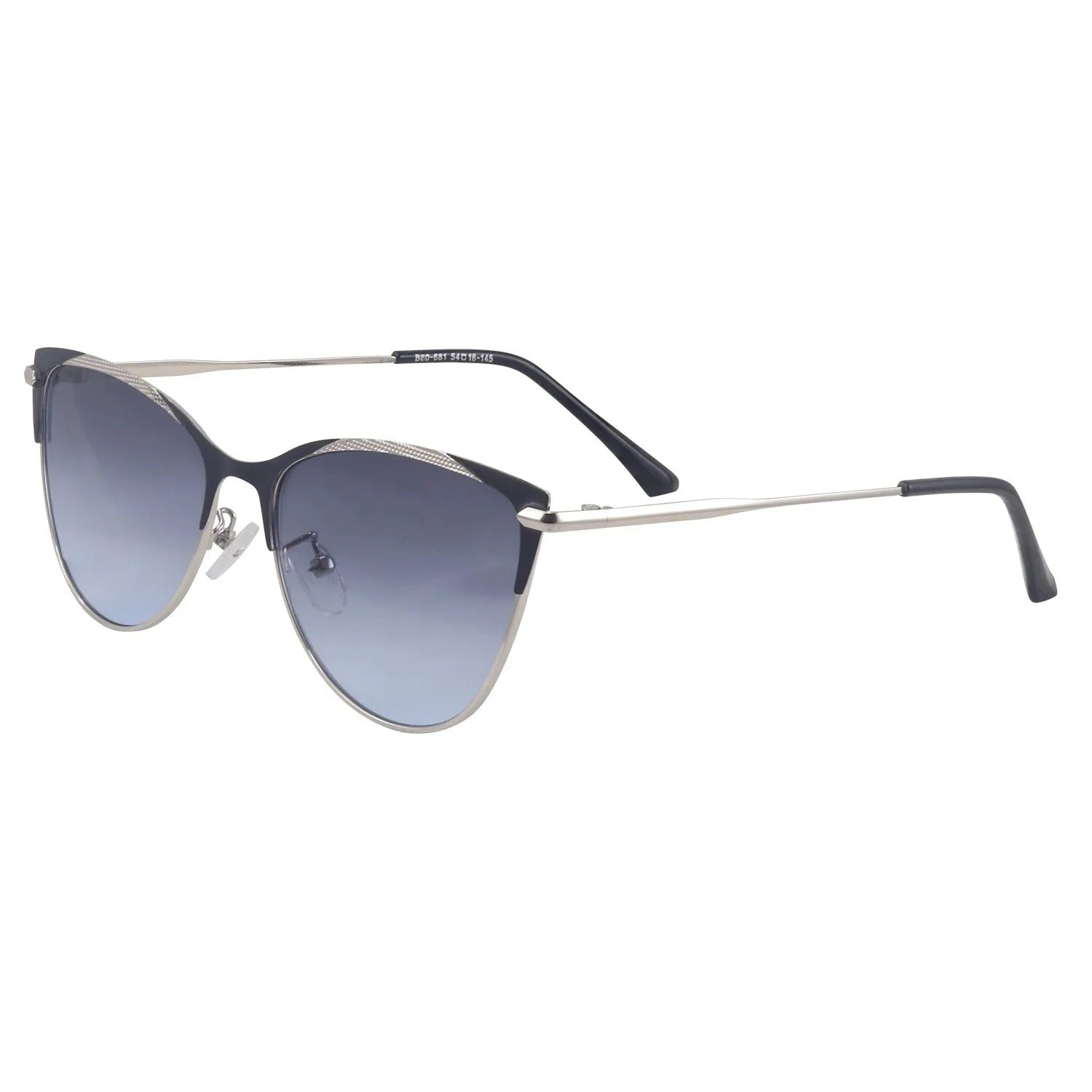 Hestara Grey Medium Full Rim Cat eye Sunglasses for Women — Hashtag Eyewears