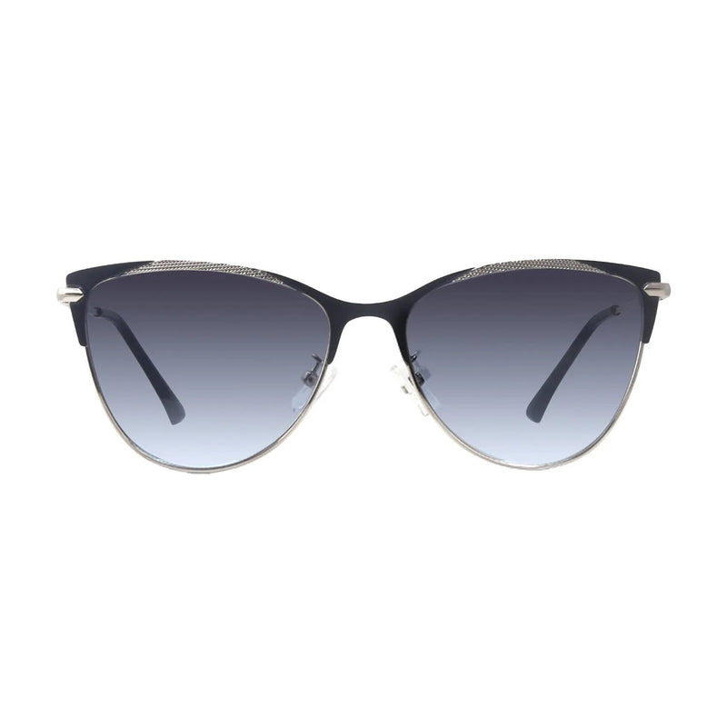 Hestara Grey Medium Full Rim Cat eye Sunglasses for Women — Hashtag Eyewears