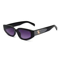 Hyra | Black Medium Full Rim Cateye Sunglasses for Women [UV-protected]