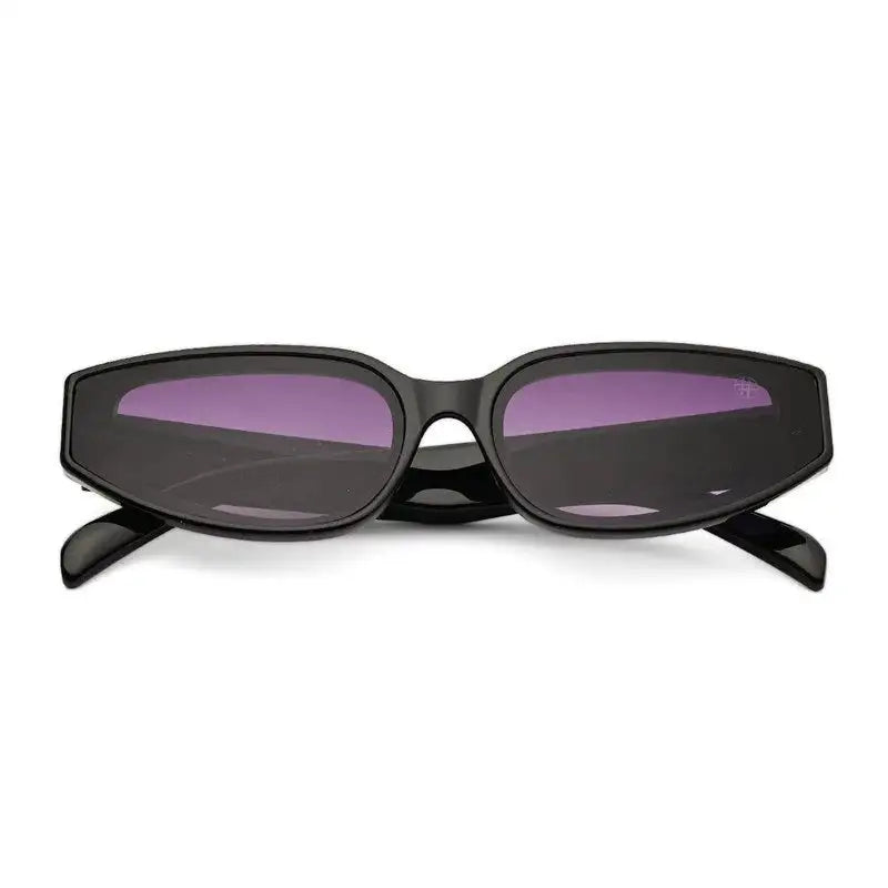 Hyra | Black Medium Full Rim Cateye Sunglasses for Women [UV-protected]