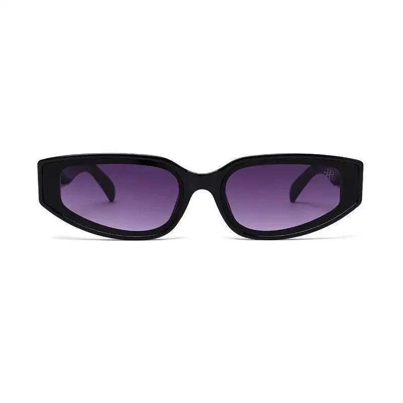 Hyra | Black Medium Full Rim Cateye Sunglasses for Women [UV-protected]