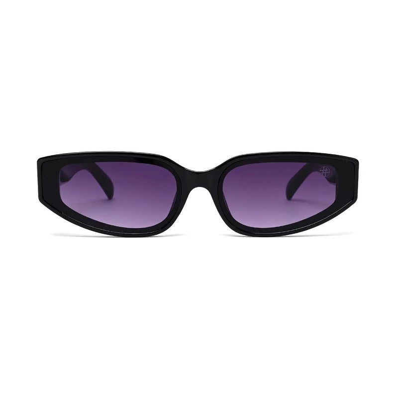 Hyra Black Medium Full Rim Cateye Sunglasses for Women — Hashtag Eyewears