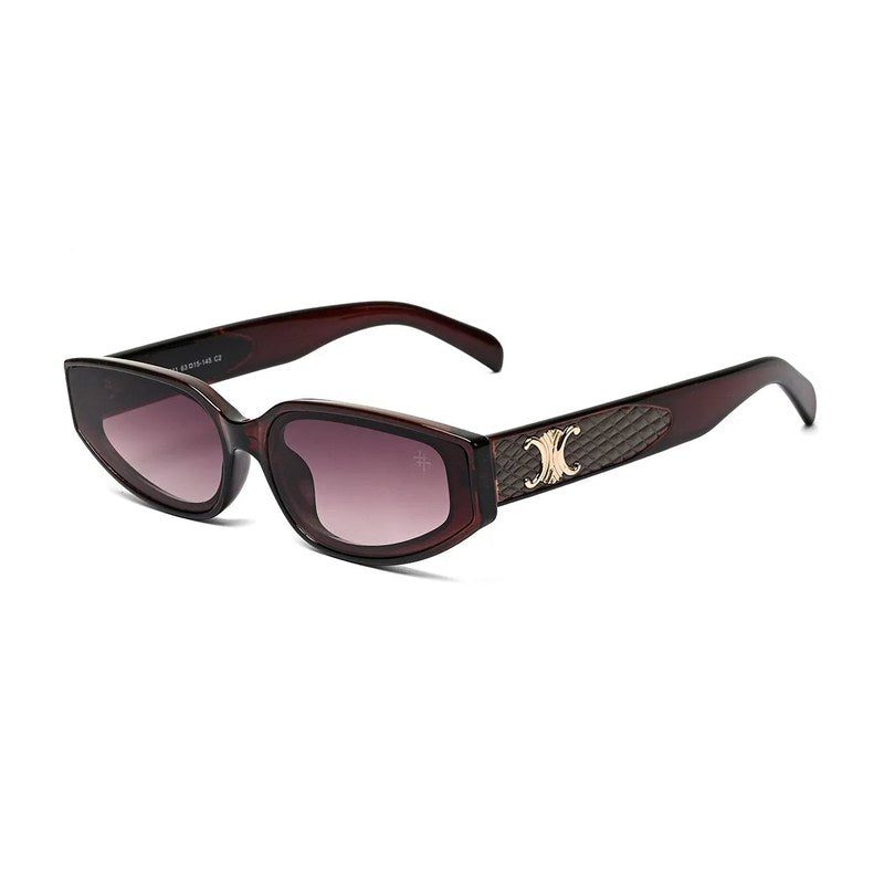 Hyra Dark Brown Medium Full Rim Cateye Sunglasses for Women — Hashtag Eyewears