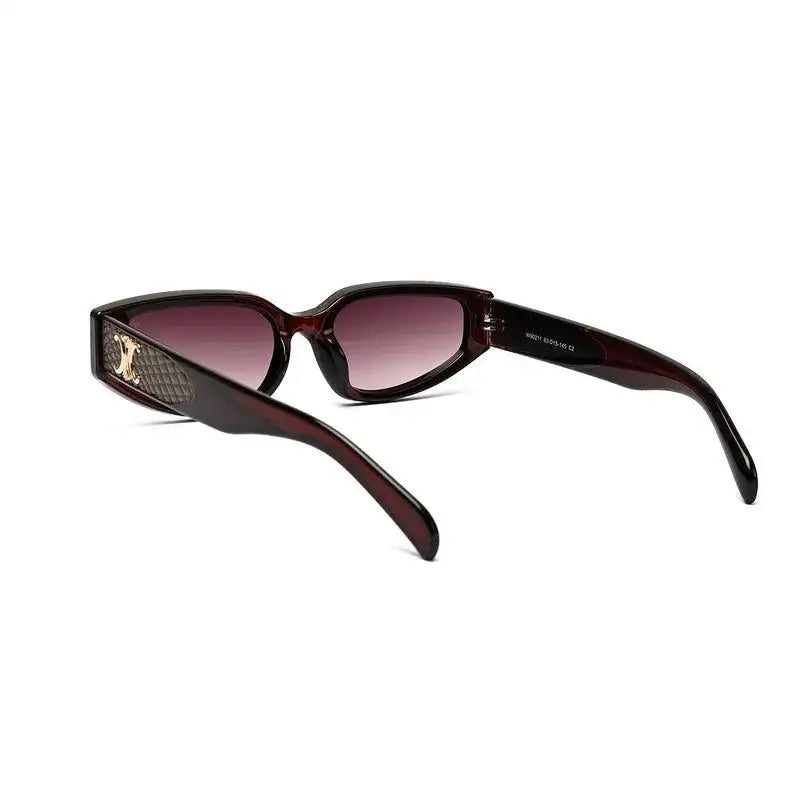 Hyra | Dark Brown Medium Full Rim Cateye Sunglasses for Women [UV-protected]