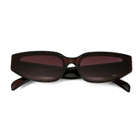 Hyra Dark Brown Medium Full Rim Cateye Sunglasses for Women — Hashtag Eyewears
