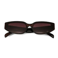 Hyra | Dark Brown Medium Full Rim Cateye Sunglasses for Women [UV-protected]